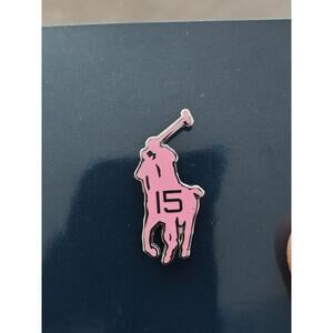 Collectible Limited Edition Ralph Lauren Pink Pony Pin New On Card.